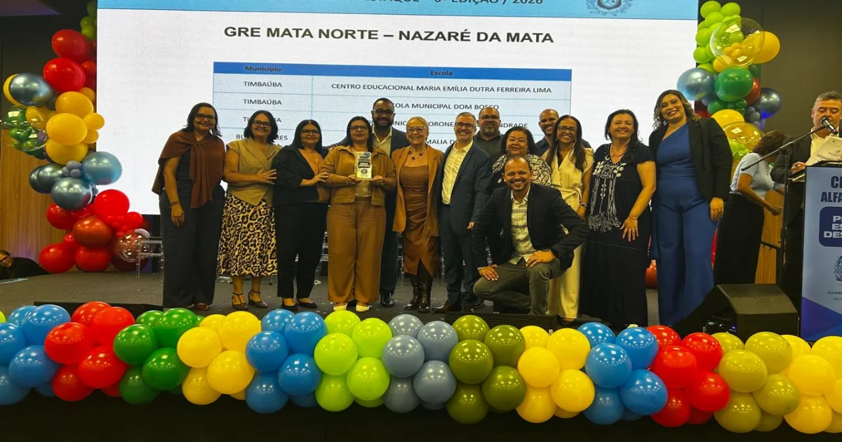Alfabetização em Jaqueira avança e Escola Vovó Dorinha é premiada