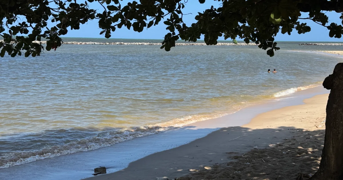 Praia do Janga: crianças passam mal em trecho apontado como impróprio